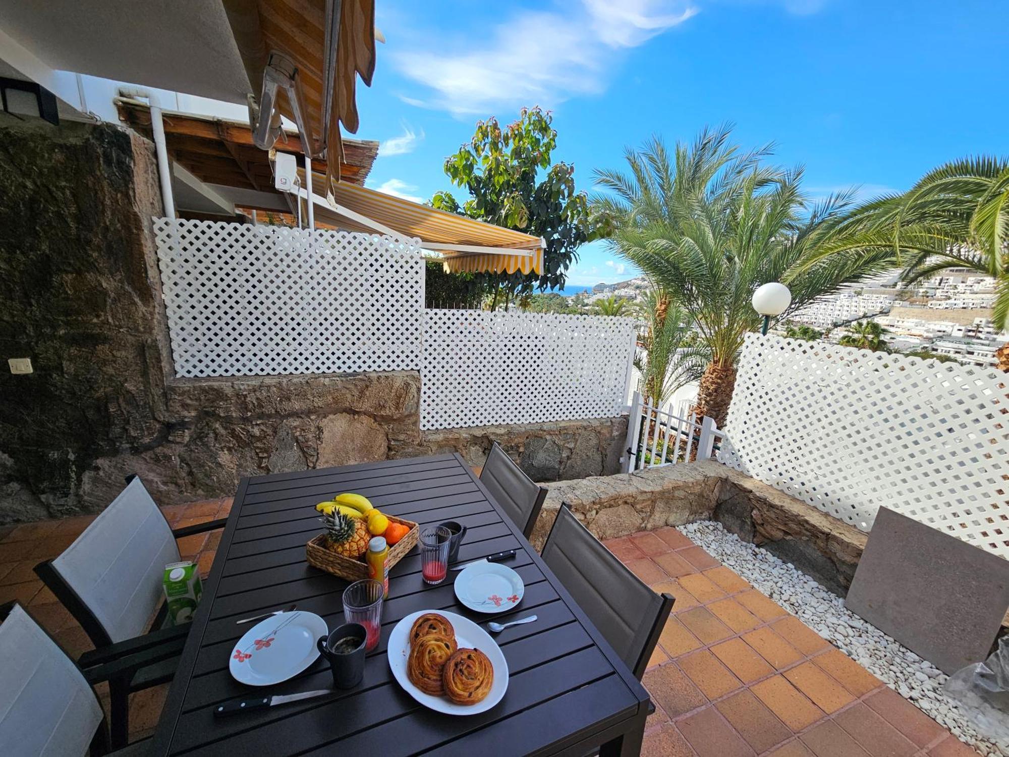Stylish And Comfortable Duplex Apartment Near Swimming Pool Mogán Exterior photo