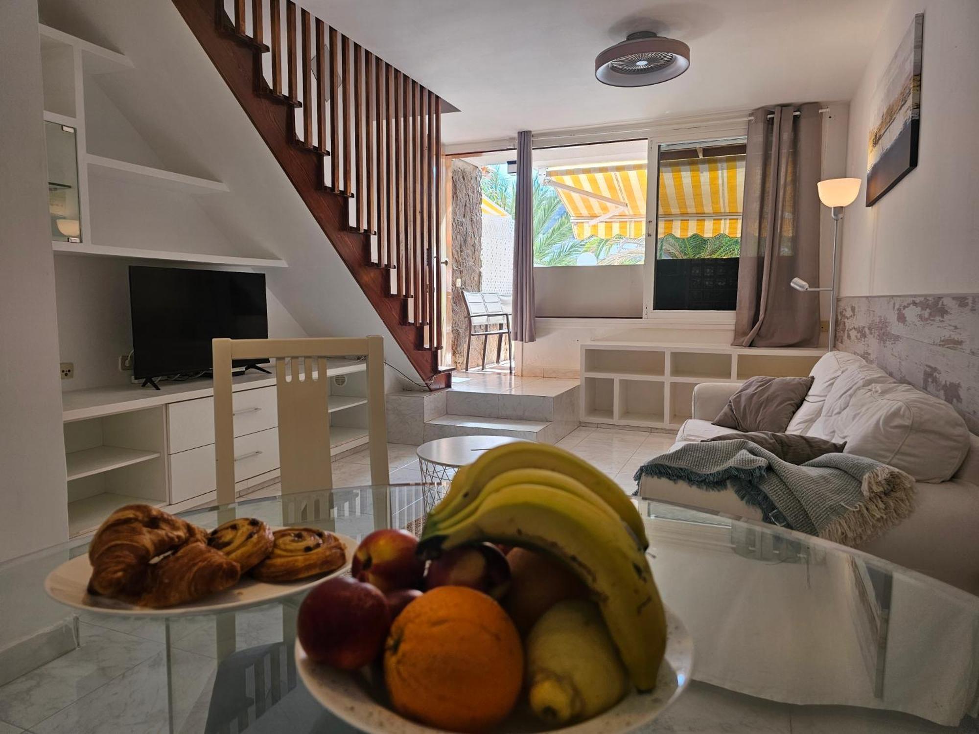 Stylish And Comfortable Duplex Apartment Near Swimming Pool Mogán Exterior photo